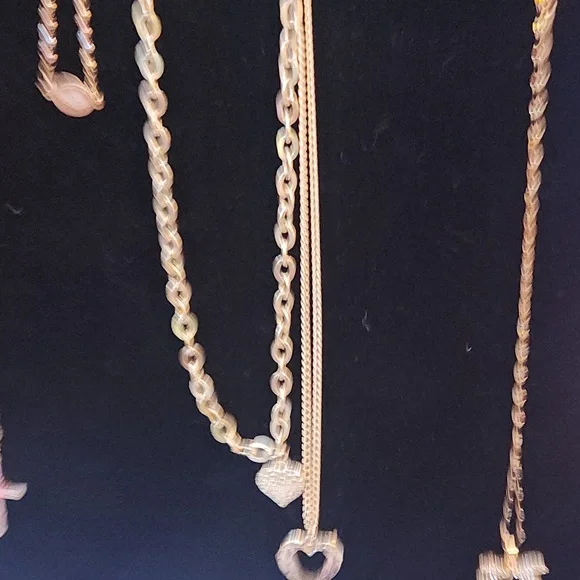 Double heart Neckless set. - Picture 4 of 4